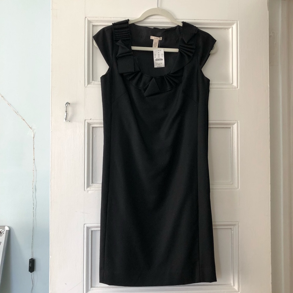 J. Crew- black cocktail dress